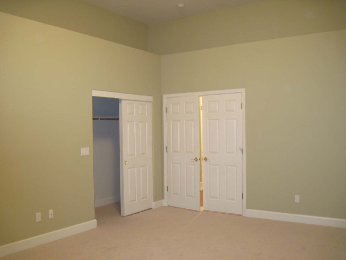 interior painting of master bedroom with drywall shelf in Salem Keizer Oregon